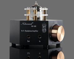 Nobsound NS-02E Vacuum Tube Headphone Amplifier Stereo HiFi Earphone Pre-Amp DIY (Black) N6
