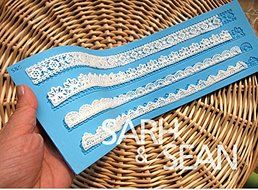 Anyana Embossing Mat Lace Band Silicone Fondant Sugar Paste Mould Cake Decoration Tools Kitchen Tool Sugar Paste... N4