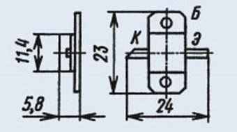 Transistors silicon KT984A USSR 1 pcs N2