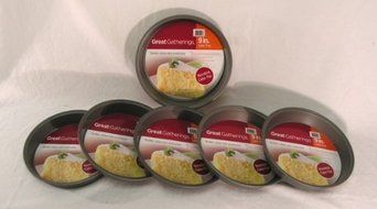 Set of 6 ~ Great Gatherings 9 inch Cake Pan