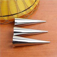 Y&amp;XL&amp;H Stainless Steel Cream Horn Cases Forms Pastry Dessert Baking Cream Horn Molds,Set of 3 N3