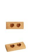 D-Sun Love Design Wooden Moon Cake Steamed Pumpkin Pie Pasta Rice Cake Green Bean Cake Wooden Baking Mold N4