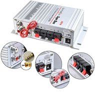 Generic 12V DC Mini Hifi Audio Power Ampilfier Booster Bass MP3 Stereo FM Radio Portable for Car Phone PC Home N6
