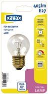 Xavax Oven Bulb 40w 300 degree E27 Drop Shape Clear [110515] N4