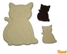 TAAVI Cartoon Cat kittens and Mom Shape Chocolate Jelly Pudding Silicone Mould N4