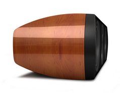 Aperion Verus Grand Center Channel Speaker (Gloss Real Cherry Wood Veneer) N4