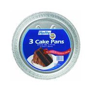 E-Z Foil/Pactiv #90819 3PK Round Foil Cake Pan N2
