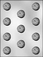 CK Products 1-1/4" Deep Rose Choc Mold