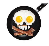 Blackcell Safe and practical FUNNY SIDE UP Egg Ring, Skull