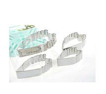 Anyana 4pcs set Peony Flower Petals Stainless Steel Cookie Cutter Cake Mould Tool Kitchen Tool Sugar Paste Baking... N6