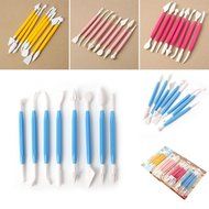 8 Pcs Sugar craft Fondant Cake Decorating Modelling Tools Kit (Yellow) N5