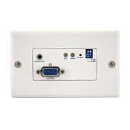 StarTech.com STUTPRXWLA VGA Wall Plate Video Extender Receiver over Cat 5 with Audio
