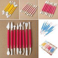 8 Pcs Sugar craft Fondant Cake Decorating Modelling Tools Kit (Yellow) N7