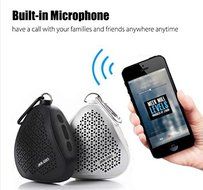 Outdoor Portable Bluetooth Speaker Music Wireless Bluetooth Speaker Built in Mic Support Hands Free (black) N8