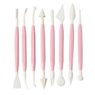 8 Pcs Sugar craft Fondant Cake Decorating Modelling Tools Kit (Yellow) N8