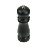 4U-Lucky Manual Home Kitchen Wooden Pepper Spice Pepper Salt Mill Grinder Muller Tool Black N2