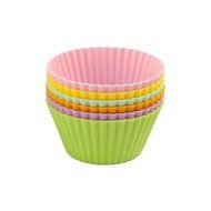 Casabella Boxed Standard Muffin Cup, 3-Inch, Multicolor, Set of 6