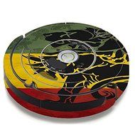 Skin Decal Vinyl Wrap For IRobot Roomba 650 655 Vacuum / Rasta Lion Africa