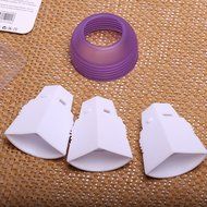 MuLuo Icing Piping Nozzles Converter 3 Hole Plastic Cake Decorating Tools N3