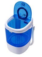 id&eacute;e HCWM01WE Portable Single Tub 5.5 lb Capacity Semi-Automatic Mini Washer, Blue/White N4
