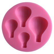 LYNCH 3D Air Balloon Silicone Cake Fondant Mold Kitchen Accessories,Pink N5