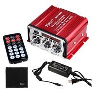 Kinter MA-600 2-Channel Output Digital Power Mini Amplifier AMP with Remote Control + 5A Power Supply + Tera Cloth...