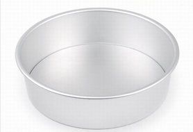 Lautechco&reg; Round Cake Mold Aluminium Alloy Baking Cake Mold With Removable Bottom (6 inch)