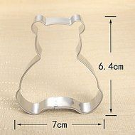 Y&amp;XL&amp;H Cartoon Baby Bear Shape Cookie Cutters Fuirt Cut Molds Stainless Steel N2