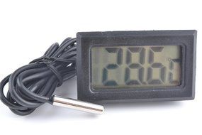 Home Brew Digital Probe Embedded Thermometer FridgeFreezer Keg Beer Tap