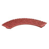 TOOGOO(R)100 pcs Filigree Vintage Cupcake Wrappers Wraps Cases - Wedding, Birthday, UK seller(Red)