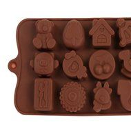 Silicone Molds - Cake Baking Mold - Candy Molds - Chocolate Molds - Popsicle Molds Heart and Bear House BOWS -... N16