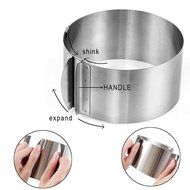 KALREDE Stainless Steel Adjustable Circle Round Mousse Cake Ring Molds Baking Tools N4