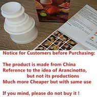 Y&amp;XL&amp;H 1PCS AranciniRice Round Shaped Arancinotto Mould Hand Press DIY Meat Vegetable Rice Ball Onigiri Bento... N3