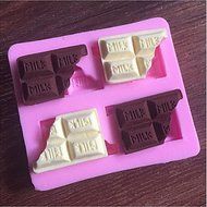 Y&amp;XL&amp;H 3D Chocolate Half Pieces Liquid State Modeling Chocolate Silicone Cake Mold N3