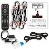 Theater Solutions TS521 Home 5.1 Speaker System with USB Bluetooth Optical Input and 2 Ext. Cables N2