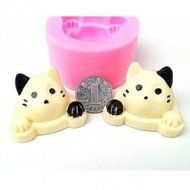 UR Bakeware 3D Silicone Cute Cat Head Shape Cake Mold Mould Decoration Tool N5