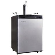 EdgeStar Full Size Kegerator with Digital Display - Black and Stainless Steel N3