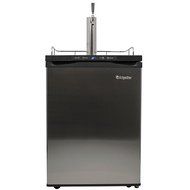 EdgeStar Full Size Kegerator with Digital Display - Black and Stainless Steel N4