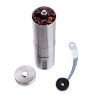 Bruntmor, Portable Slim Ceramic Burr Manual Coffee Grinder, 18/10 Stainless Steel N3