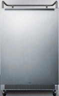 Summit SBC677BINK 24" Built-In/Freestanding Outdoor Beer Dispenser with 6.5 cu. ft. Capacity Factory Installed...