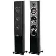 5.25'' Noble II Gloss Black Slim Tower Speakers - PURE ACOUSTICS