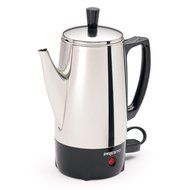Presto Stainless Steel 6-cup Percolator, Enjoy the rich, aromatic experience of a freshly brewed cup of coffee...