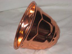 Coppertone Aluminum Fancy Dome Jell-O Mold Cake Baking Pan N2
