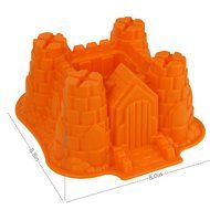 ANPHSIN Creative DIY Silicone Cake Mold-Single Cavity Castle Shape Bakeware Collection Cake Pan-Green N17