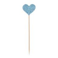 Whitelotous 40pcs Love Heart Cupcake Toppers Dessert Muffin Cupcake Toppers for Picnic Wedding Baby Shower Birthday... N9