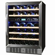 NewAir 46 Bottle Dual Zone Compressor Wine Cooler