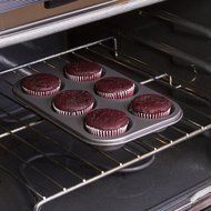 Ecolution Bakeins 12 Cup Muffin and Cupcake Pan &ndash; PFOA, BPA, and PTFE Free Non-Stick Coating &ndash; Heavy Duty Carbon... N6