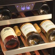 Edgestar 148 Can Stainless Steel Beverage Cooler &amp; 26 Bottle Dual Zone Wine Cooler N2