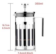 Somine Satinless Steel French Press Cafetiere Coffee Maker or Tea Press with Lid & Handle 3 Cup / 350ml