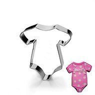 Sher Baby's Clothing Jumper Shape Cookie Cutters Fruit Cut Molds Stainless Steel